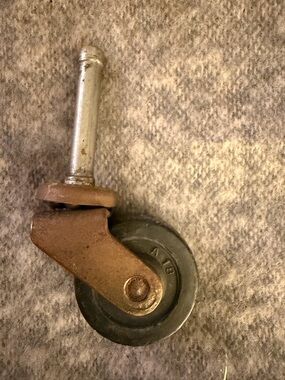 Antique Vintage Caster replacement spare  Wheel from dresser 1940s era